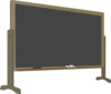 Blackboard With Stand Clip Art